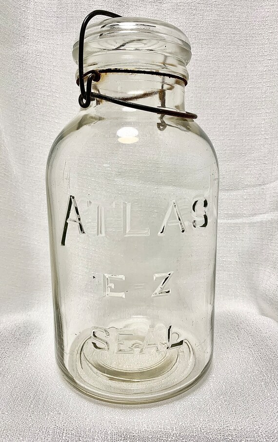 HARD TO FIND | Vintage 1915-1930s | Hazel Atlas E-Z Seal