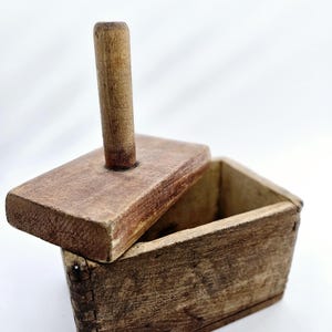 Antique Wooden Butter Shaper | Vintage | Primitives | Country Kitchen Decor