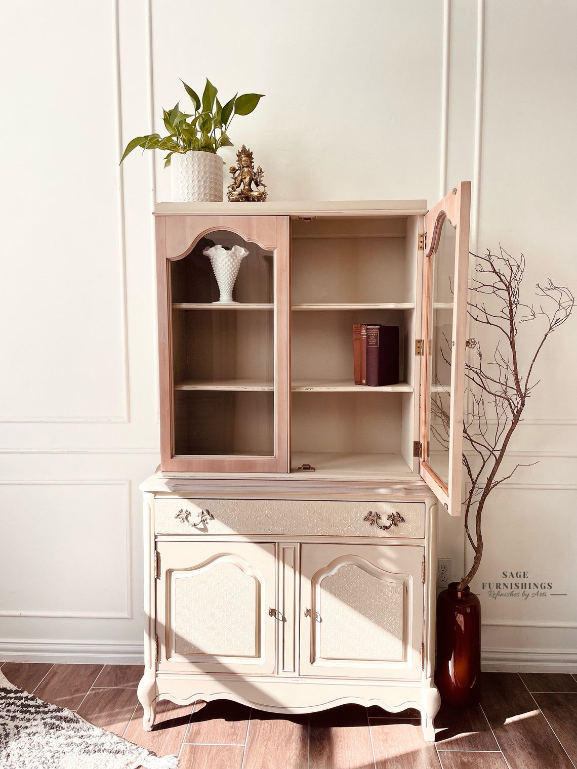 Vintage China Kitchen Hutch Dining Room Hutch Pie Pie