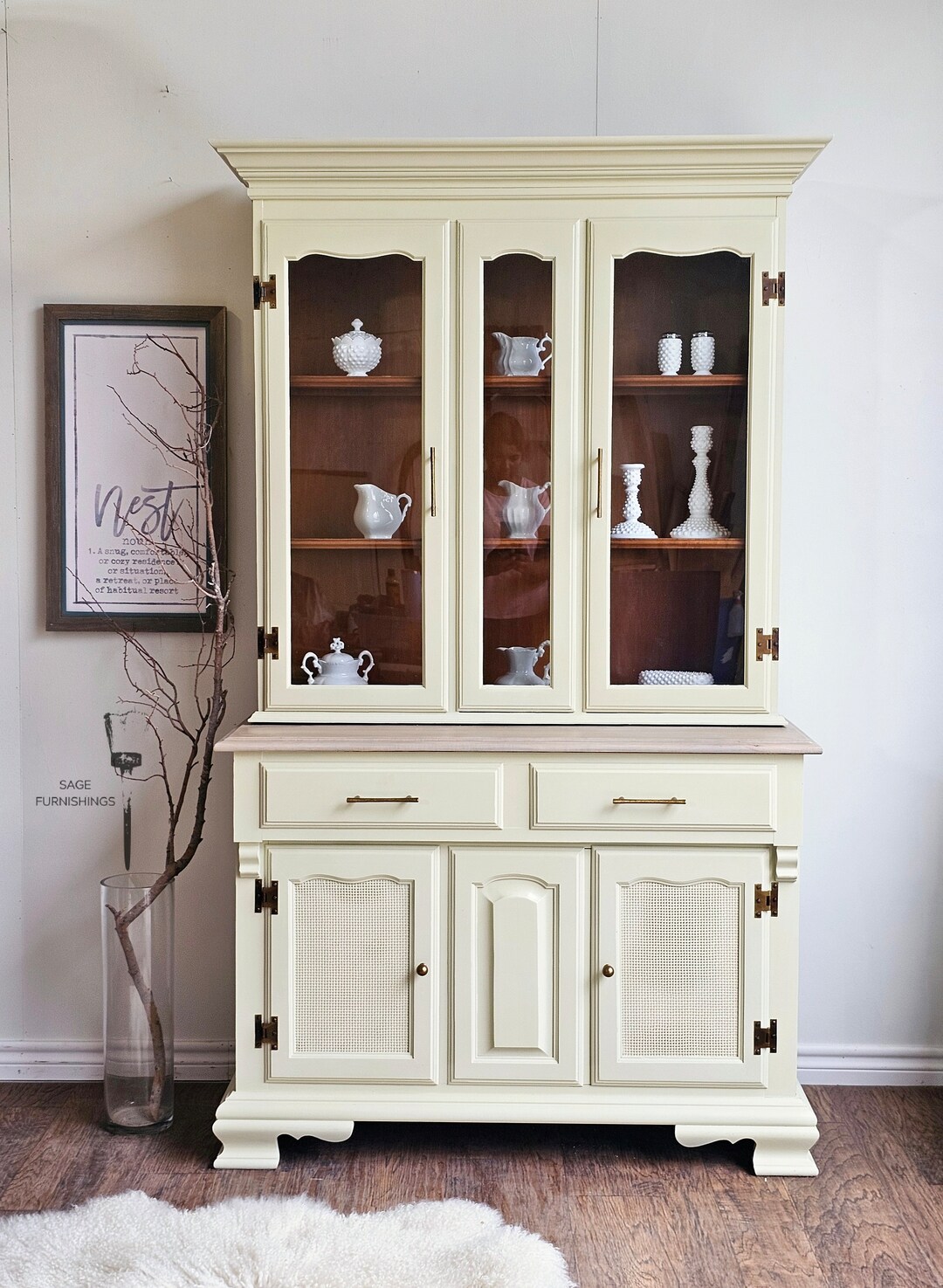 Vintage China Kitchen Hutch Dining Room Hutch Pie Pie