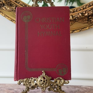 Vintage Church Hymnal | 1948 Revival Songbook by Muhlenberg Press | Christian Youth Worship Music Collection