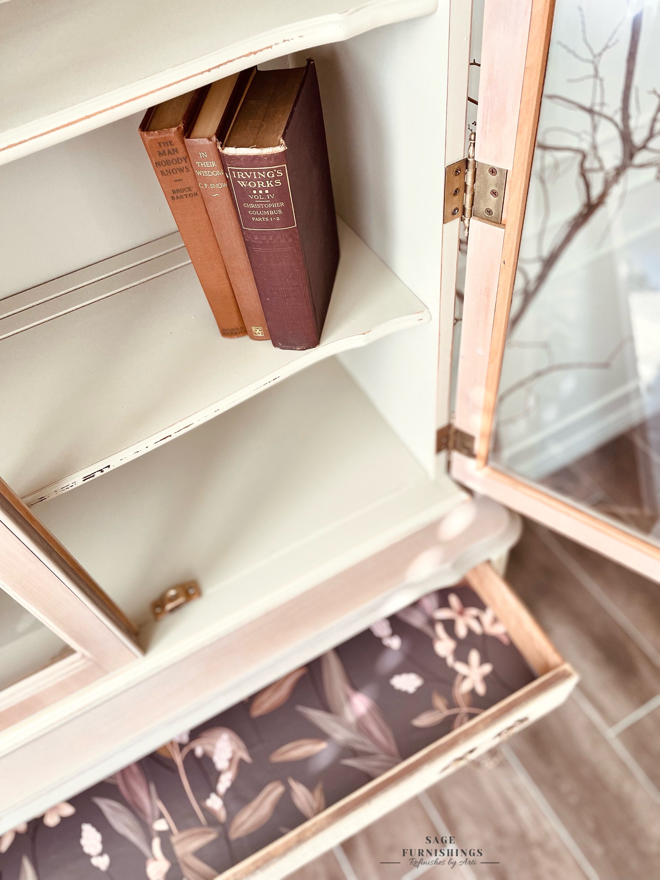 Vintage China Kitchen Hutch Dining Room Hutch Pie Pie