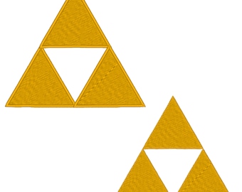Triforce: The Legend of Zelda - Digitale Stickerei