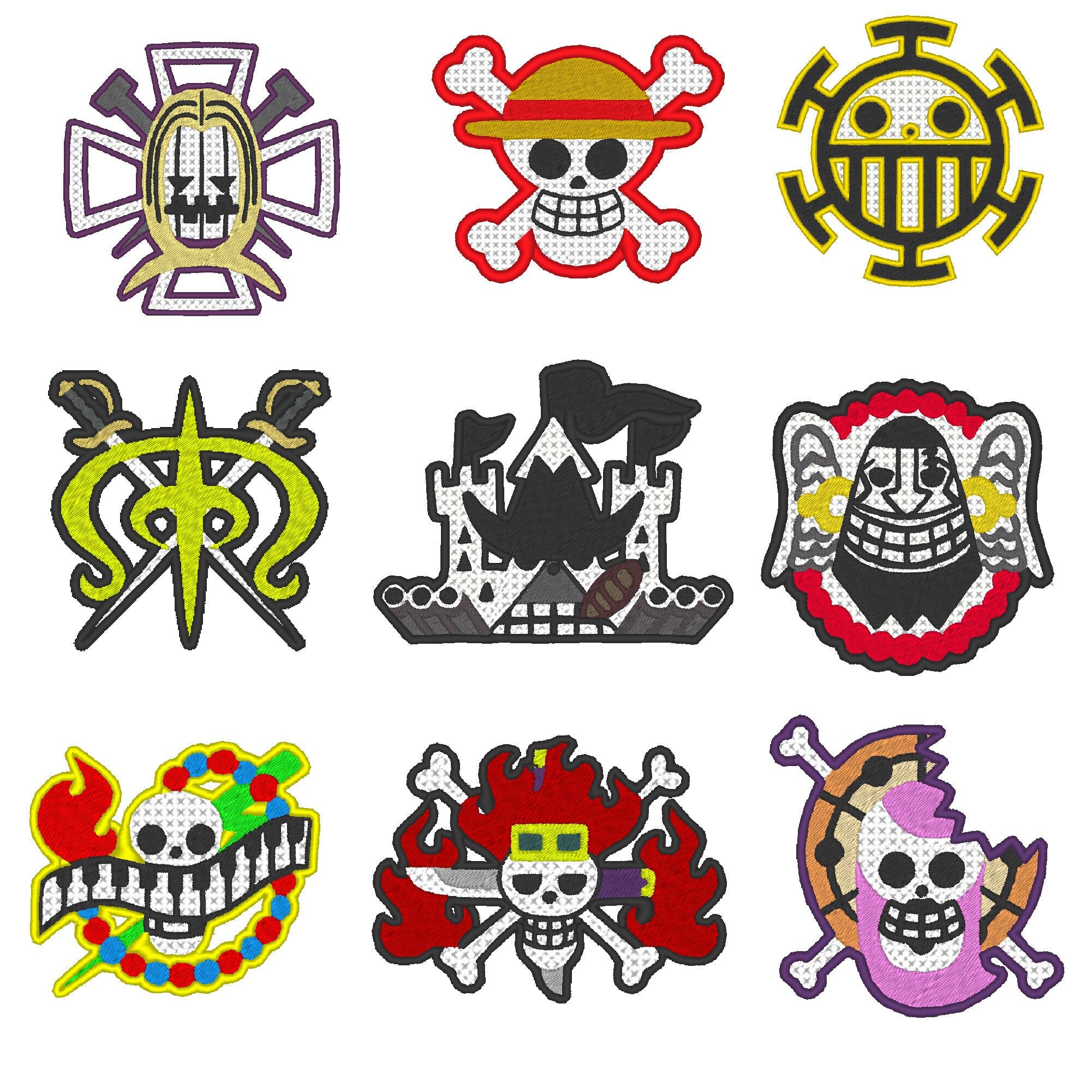 Crew Flag: One Piece - Digital Embroidery - 4
