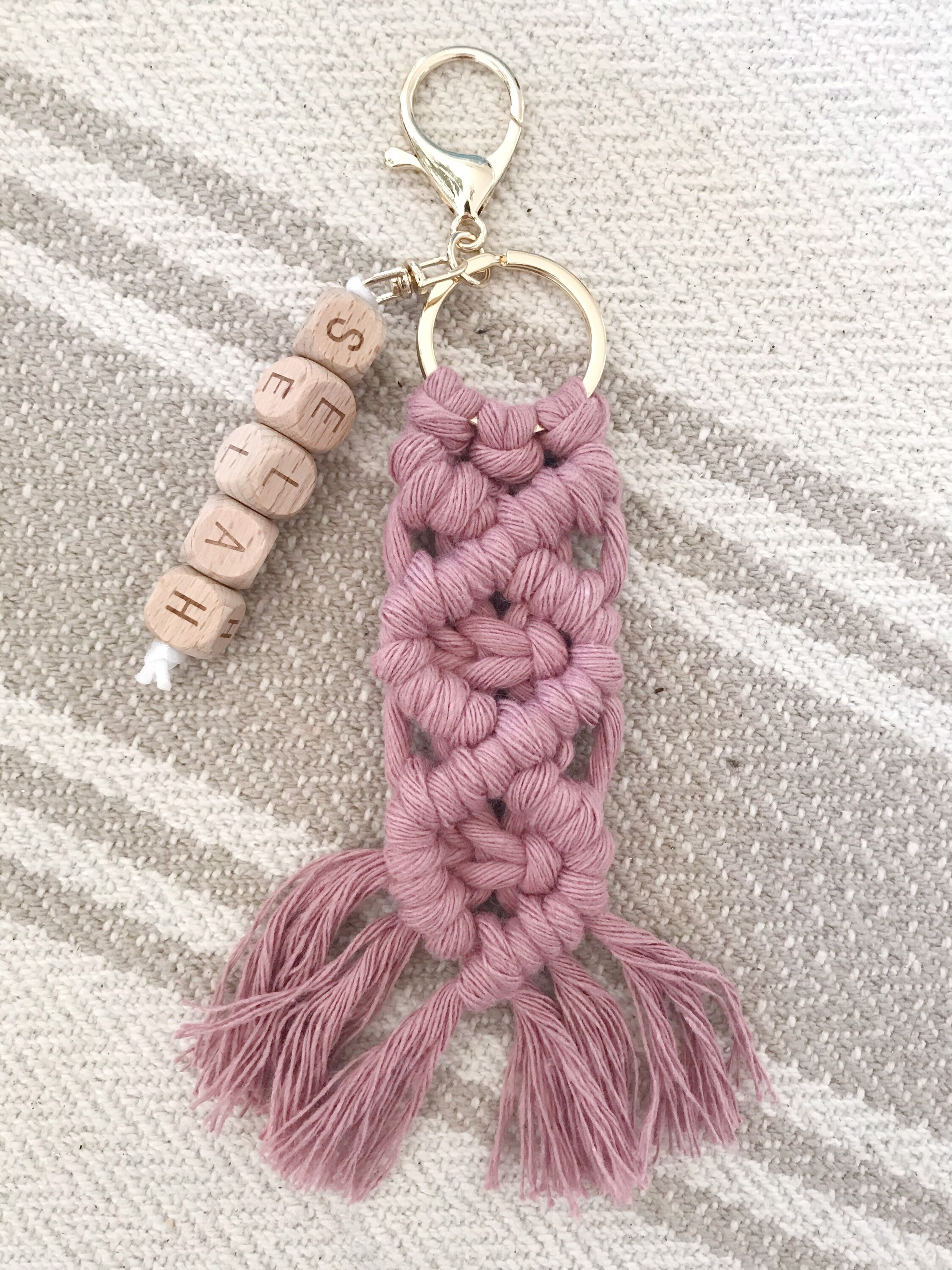 Diaper bag keychain Macrame keychain Diaper bag Baby bag Etsy