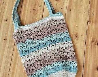 PDF PATTERN- The Beach Blossoms Market Bag - Crochet Pattern