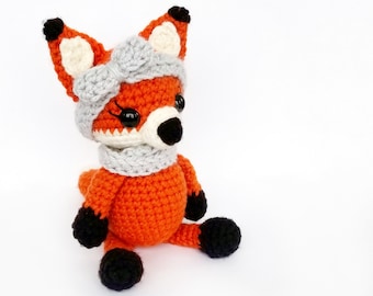 PDF PATTERN- Kit the Fox- Crochet Pattern
