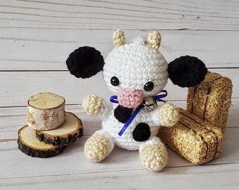 PDF PATTERN- Colby the Cow - Crochet Pattern