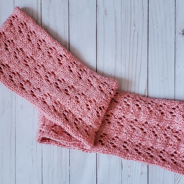 PDF PATTERN- The Endearment Scarf- Knit Pattern