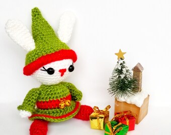 PDF PATTERN- Elf Bunny- Crochet Pattern