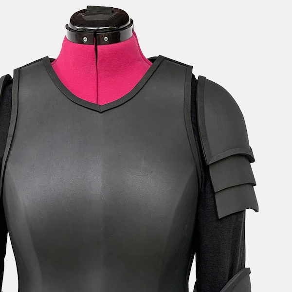Standard Female Fantasy Upper Body Armor Foam PATTERN / TEMPLATE