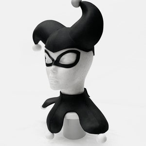 Harlekin Hut, Kragen und Maske aus Schaumstoff SCHNITTMUSTER / VORLAGE