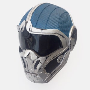 Armored Villain Helmet Foam PATTERN / TEMPLATE