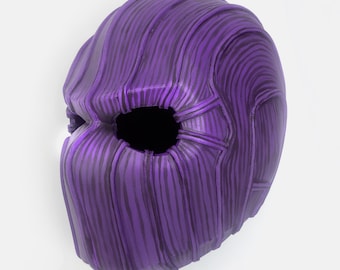 Purple Baron Mask Foam PATTERN / TEMPLATE