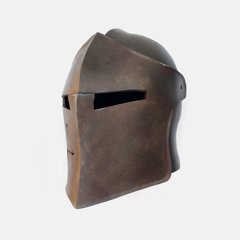 Italian Visored Barbuta Helmet Foam PATTERN / TEMPLATE image 1