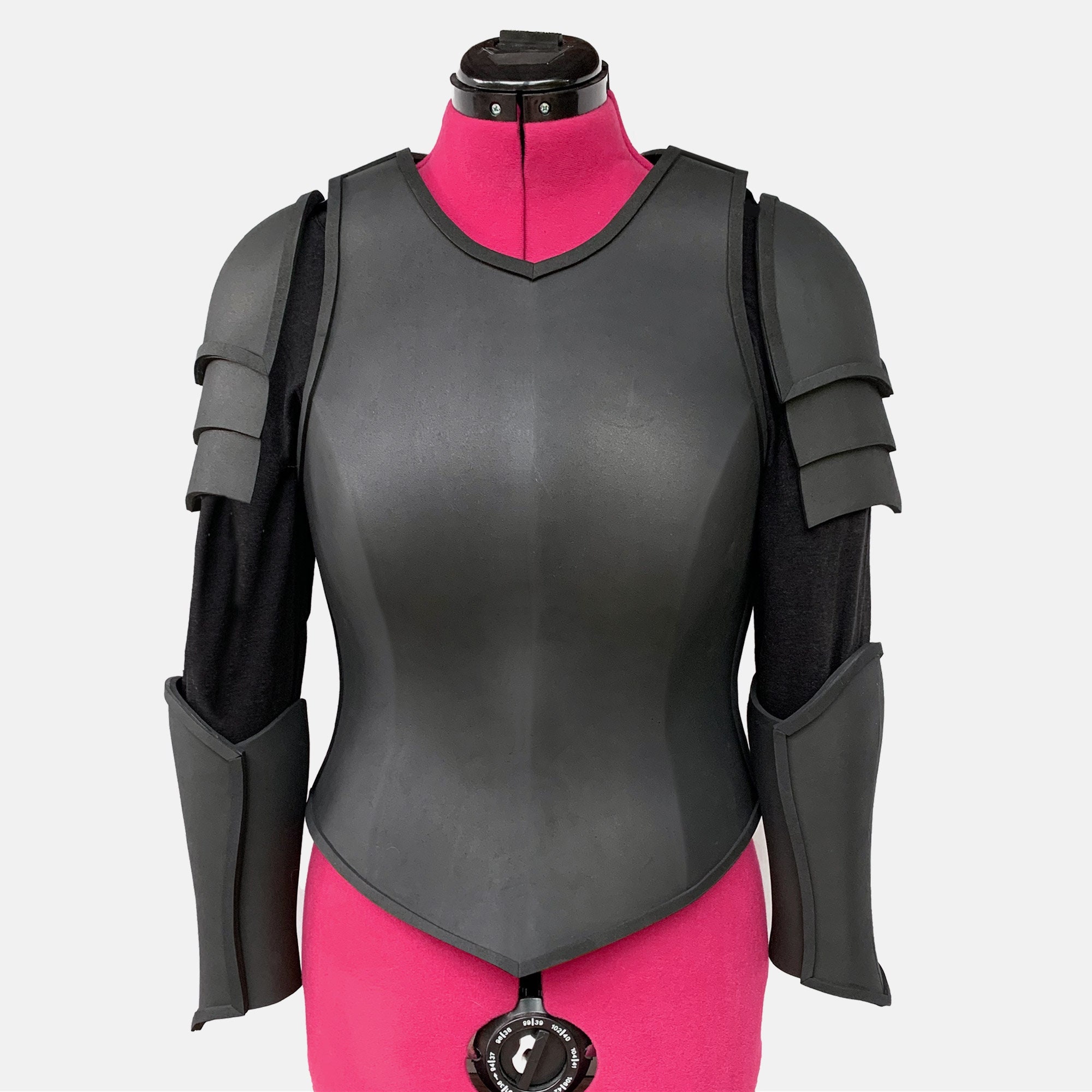 Standard Female Fantasy Upper Body Armor Foam PATTERN / TEMPLATE