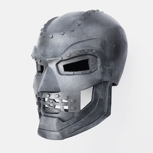Metal Villain Helmet Foam PATTERN / TEMPLATE