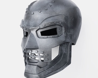 Metal Villain Helmet Foam PATTERN / TEMPLATE