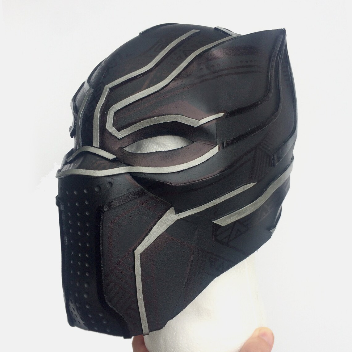 Black Panther Mask Foam PATTERN / TEMPLATE Etsy