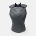 Mighty Female Breastplate Armor Foam PATTERN / TEMPLATE - Etsy