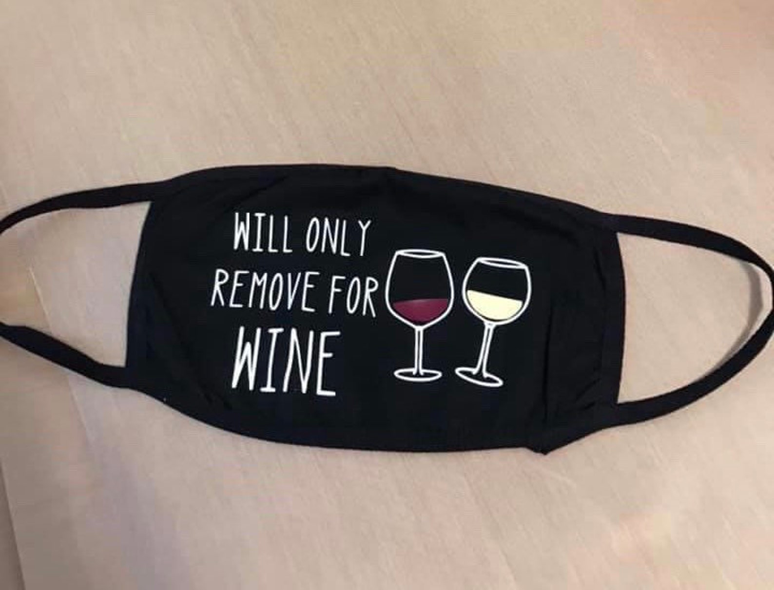 Face mask wine lovers Face Mask for Wine Lovers Will only Etsy