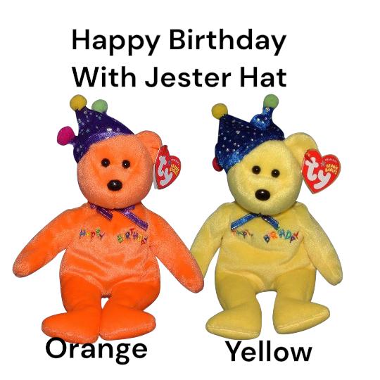ビーニーベイビーズ birthday bear ぬいぐるみ Ty Beanie Babies バースデーベア - Etsy 日本