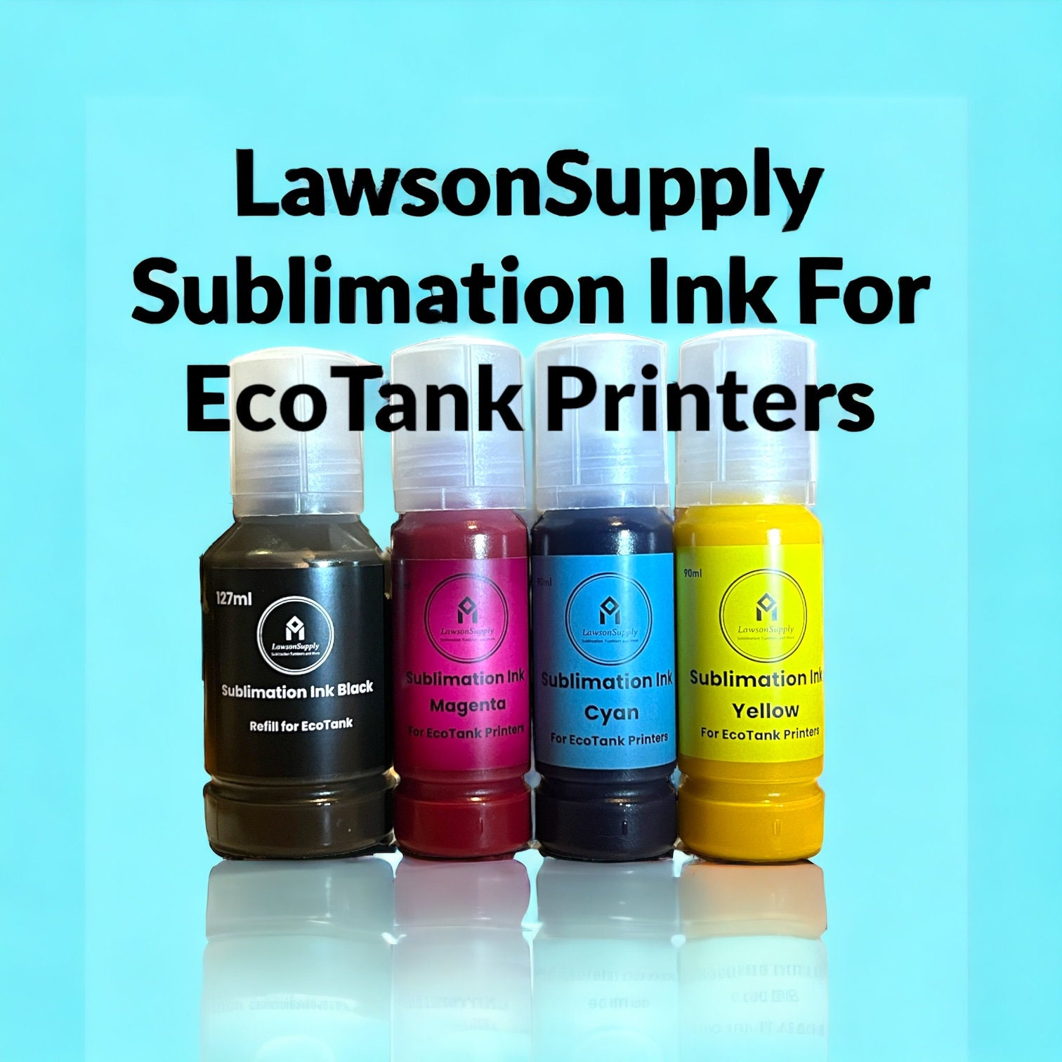 4x100ml Sublimation Refill for Epson EcoTank Supertank Printers
