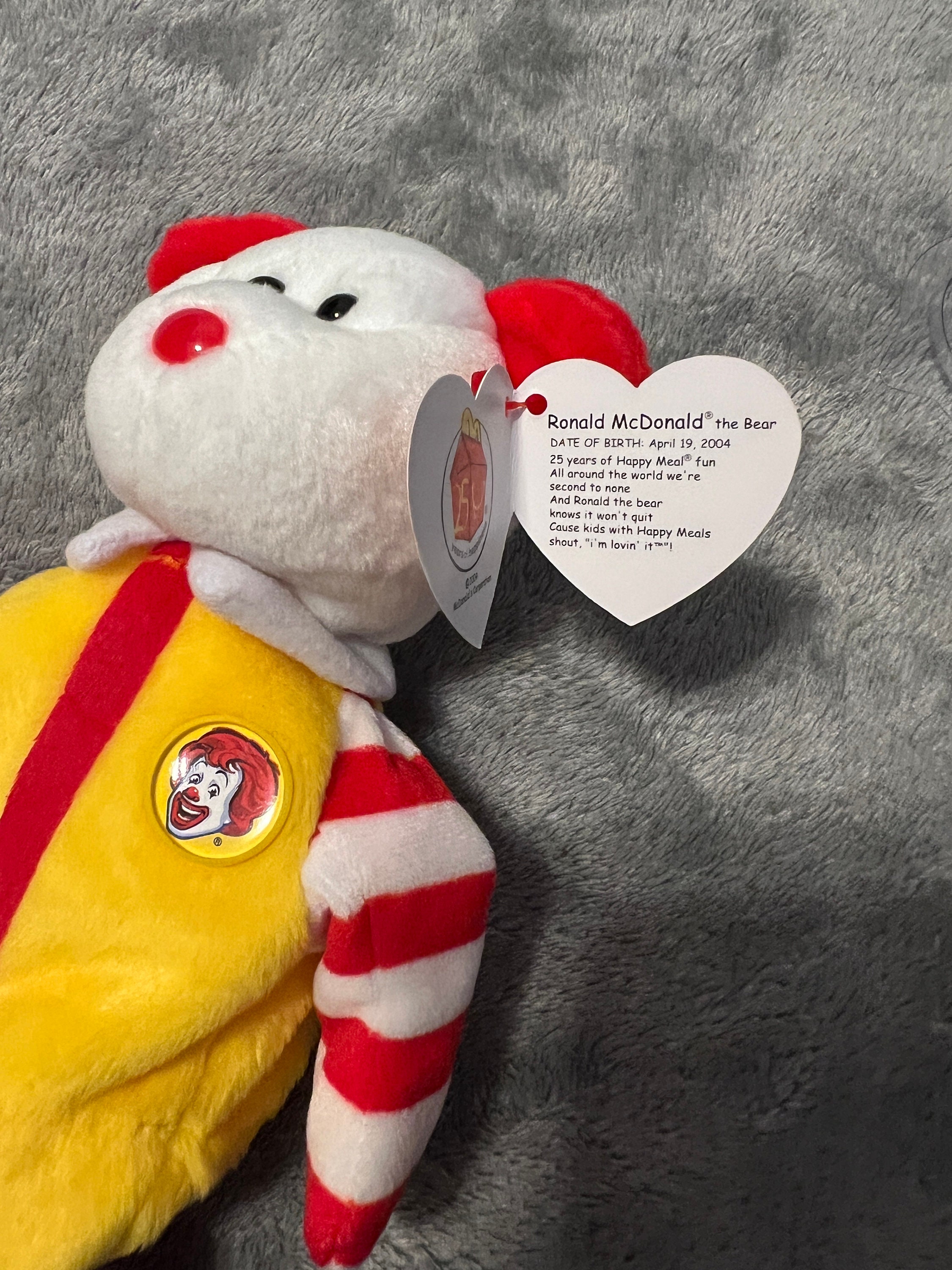 Ronald mcdonald beanie baby discount