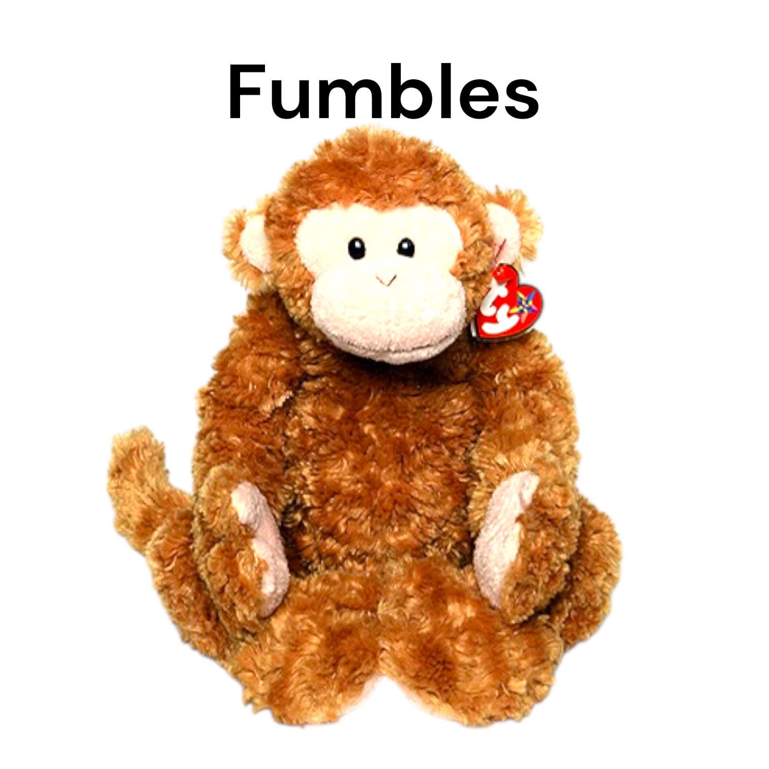 Ty Beanie Buddies Monkeys Bongo, Cheeks, Congo, Schweetheart