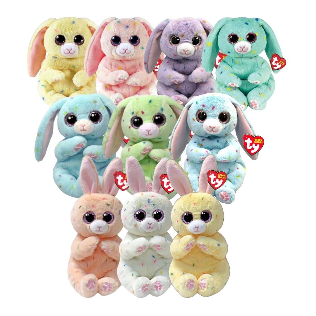 Ty Beanie Babies & Bellies Bunny Rabbits Easter-spring - Etsy