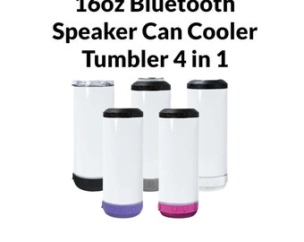 Gobelets à Sublimation à Fond Gris – Gobelets Droits à Haut-parleur Bluetooth Amovibles De 20 Oz Pour Une Expérience De Tasse De Musique Isolée Portable