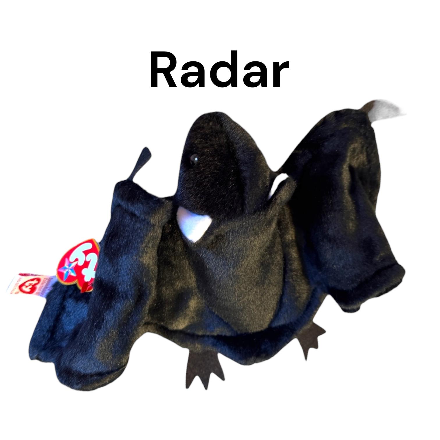 Ty Beanie Buddies Bats & Halloween Batty、Radar、BAT-e、Shivers