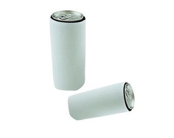 10 Pack White Neoprene Sublimation Koozies Can Coolers-CHOOSE SIZE-