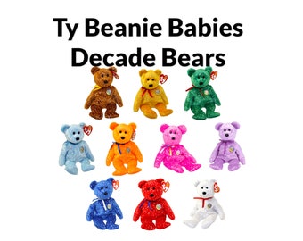 Ty Beanie Baby “Premier” ベア - イギリス限定 (8.5インチ) - Etsy 日本