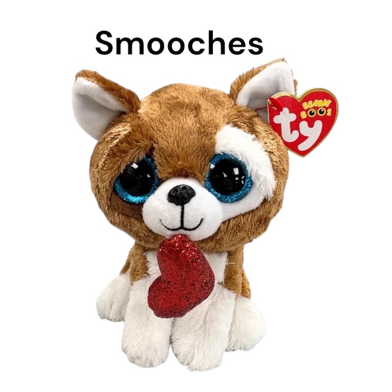 Ty Beanie Boo’s Valentine’s Day Valentina, Mai, Smooches, Parfait