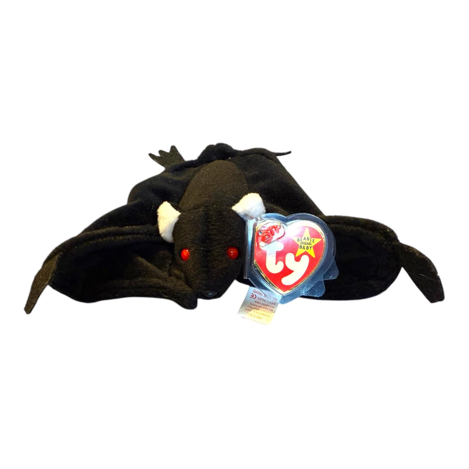 Ty Beanie Babies Halloween Bats and Cats Radar, Batty, Bat-e