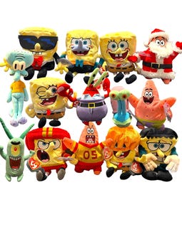 スポンジボブ　ぬいぐるみ　Ty ty spongebob Spongebob Ty Beanie Babies Spongebob Squarepants Beanies Spongebob, Patrick