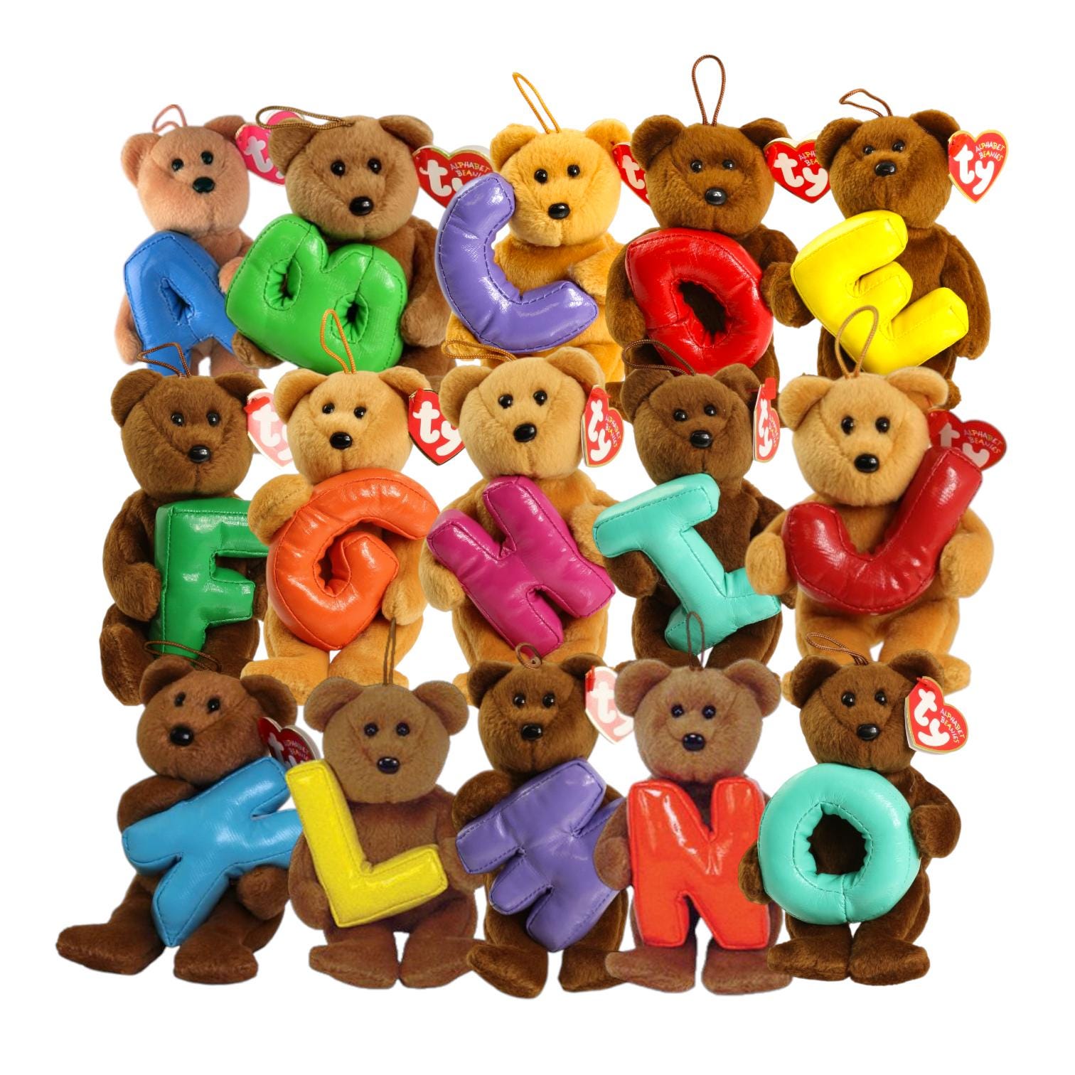 Ty Beanie Babies Alphabet Beanies A-Z - Etsy