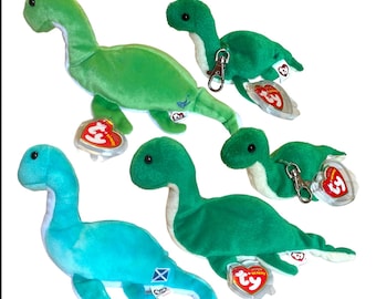 Ty Beanie Babies Loch Ness Sea Monsters Exclusief Schotland Mystery, Ness-e, Enigma