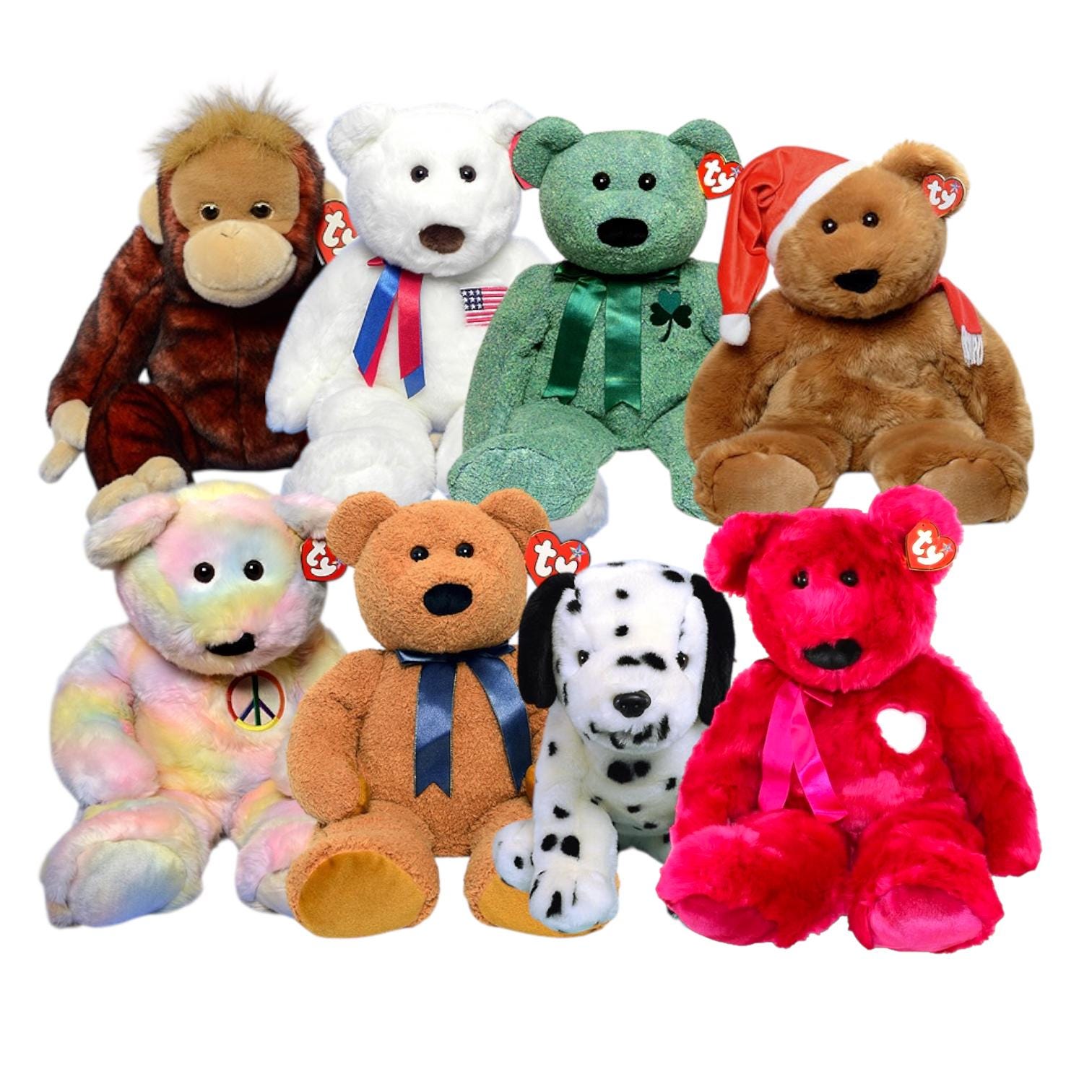 Ty Beanie Buddies *large Size* 15-21 Inch Schweetheart, Libearty