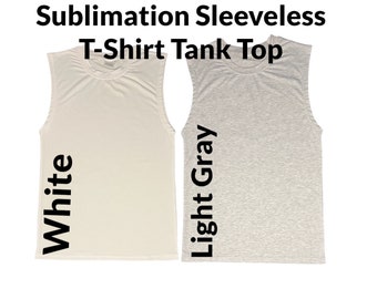 Tamaño adulto de las camisetas sin mangas de las camisetas sin mangas del poliéster de la sublimación de la sensación del algodón