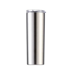 20oz Straight Stainless Sublimation Tumblers- STAINLESS COLOR