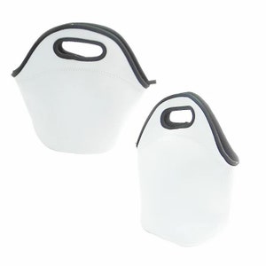 White Neoprene Blank sublimation lunch box