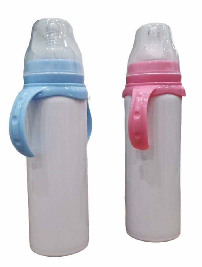 Baby Bottle 8 oz. Sublimation Tumbler (Non-Tapered) and Heat-shrink –