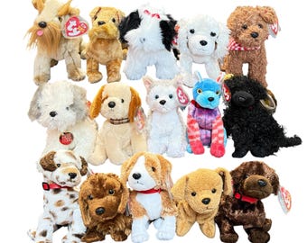 【レアバージョン・希少】tyビーニーベイビーズ 犬ぬいぐるみ　ダックス イヌ レアバージョン・希少】tyビーニーベイビーズ 犬ぬいぐるみ