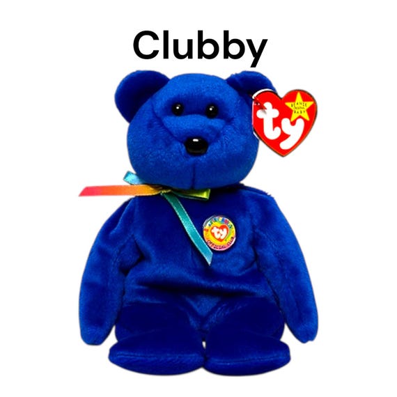 Ty Beanie Babies Clubby Bears 1-8 & Ultimate Collectors Kit - Etsy