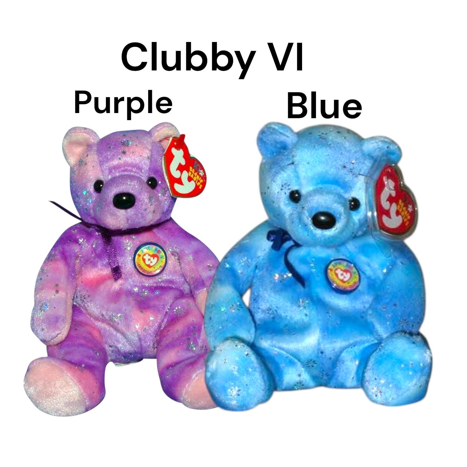 Ty Beanie Babies Clubby Bears 1-8 & Ultimate Collectors Kit - Etsy