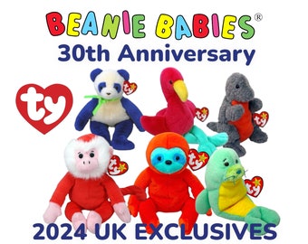 Ty Beanie Baby Blinky the Octopus - Limited Production Rare! 30th