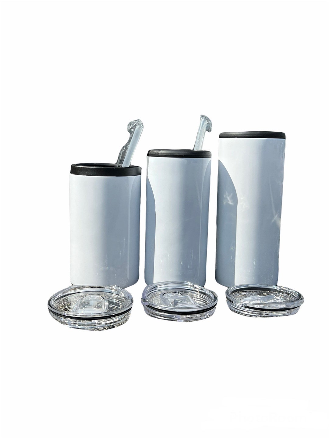 3 in 1 Can Cooler with dual lids - 15oz sublimation blanks straight 3 – My  Sublimation Superstore
