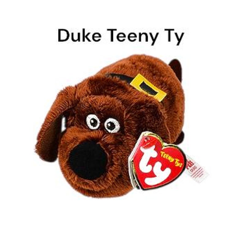 Ty Beanie Babies the Secret Life of Pets Max, Mel, Chloe, Duke, Buddy ...